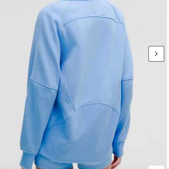 Lululemon Aero Blue SET: Wunder train 8 and Scuba Oversized Funnel-Neck LONG M/L - Picture 4 of 12